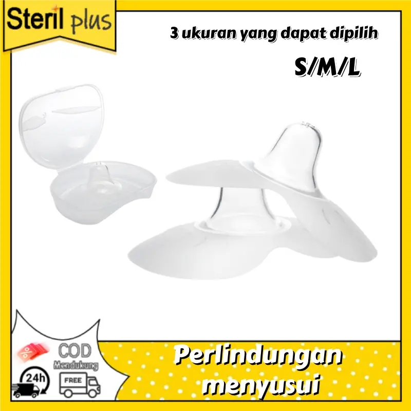 Steril Plus Pelindung Puting Susu Bayi Silikon untuk Menyusui - Desain Nyaman & Aman - Cocok untuk Ibu Baru & Berpengalaman Pads Silicon Hamil