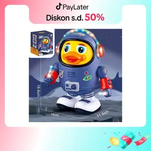 Mainan Anak Bebek Angkasa Joget Lampu Musik