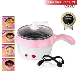 Electric Pan Portable Panci Listrik Anti Lengket Panci Rebus Tumis Penggorengan