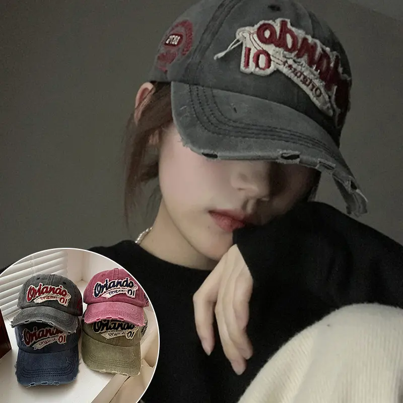 Mũ Bóng Chày Cổ Điển Cho Nữ Mũ Nữ Thêu Chữ Mũ Snapback Có Thể Điều Chỉnh Cho Nam