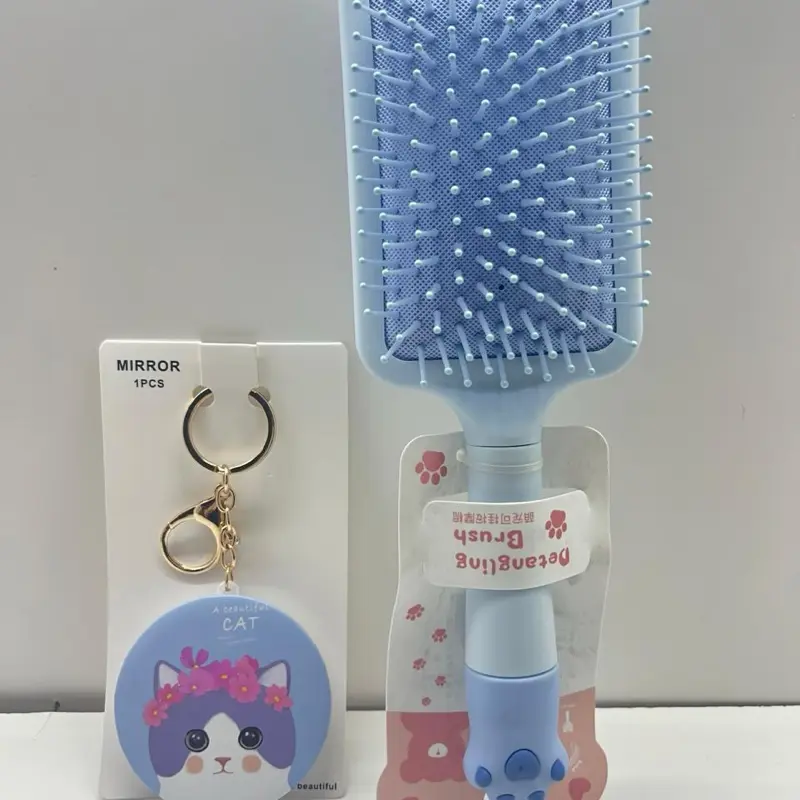 MCC-3 Combo kecantikan (sisir brush, cermin on the go)