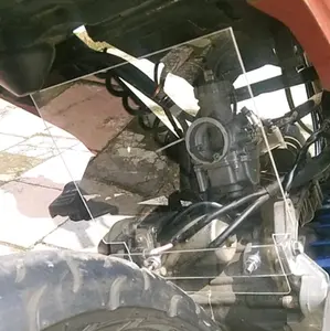 mudflap akrilik penahan lumpur beat karbu Aksesoris Motor