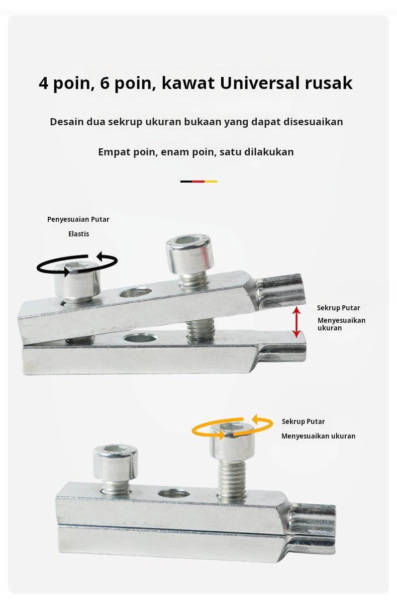 Alat pelepas sekrup kepala patah sudut keran katup pelepas kawat putus keran kawat terbalik