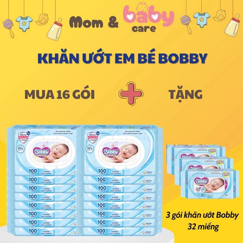 Khăn ướt Bobby 100 miếng