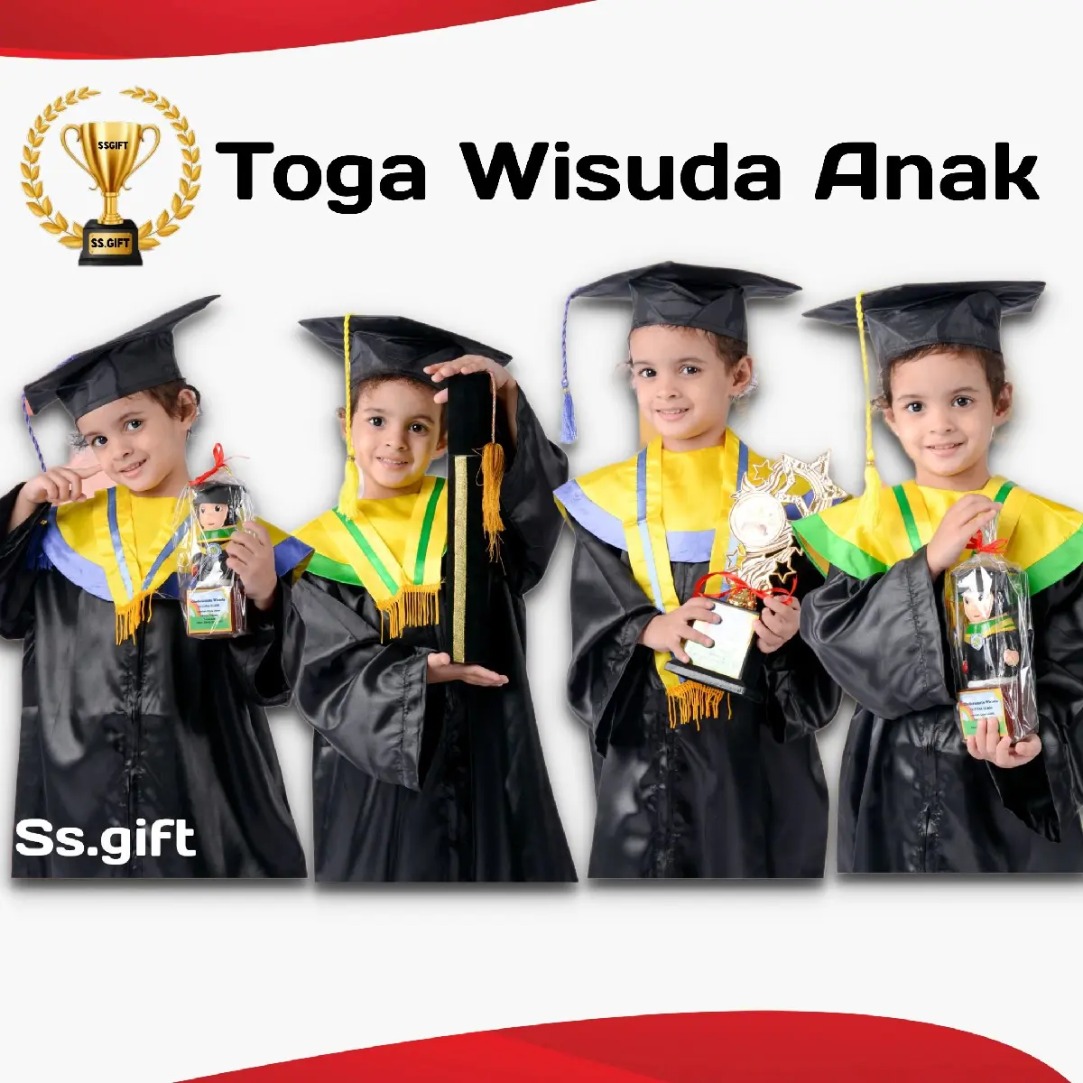 Baju Wisuda | Toga Wisuda Anak | Toga Wisuda TK | Toga Wisuda PAUD Fashion