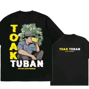 KAOS DISTRO TOAK TUBAN KULTUR JAWA TIMURAN-TSHITRT KEREN LAGI TREND-BAHAN KATUN
