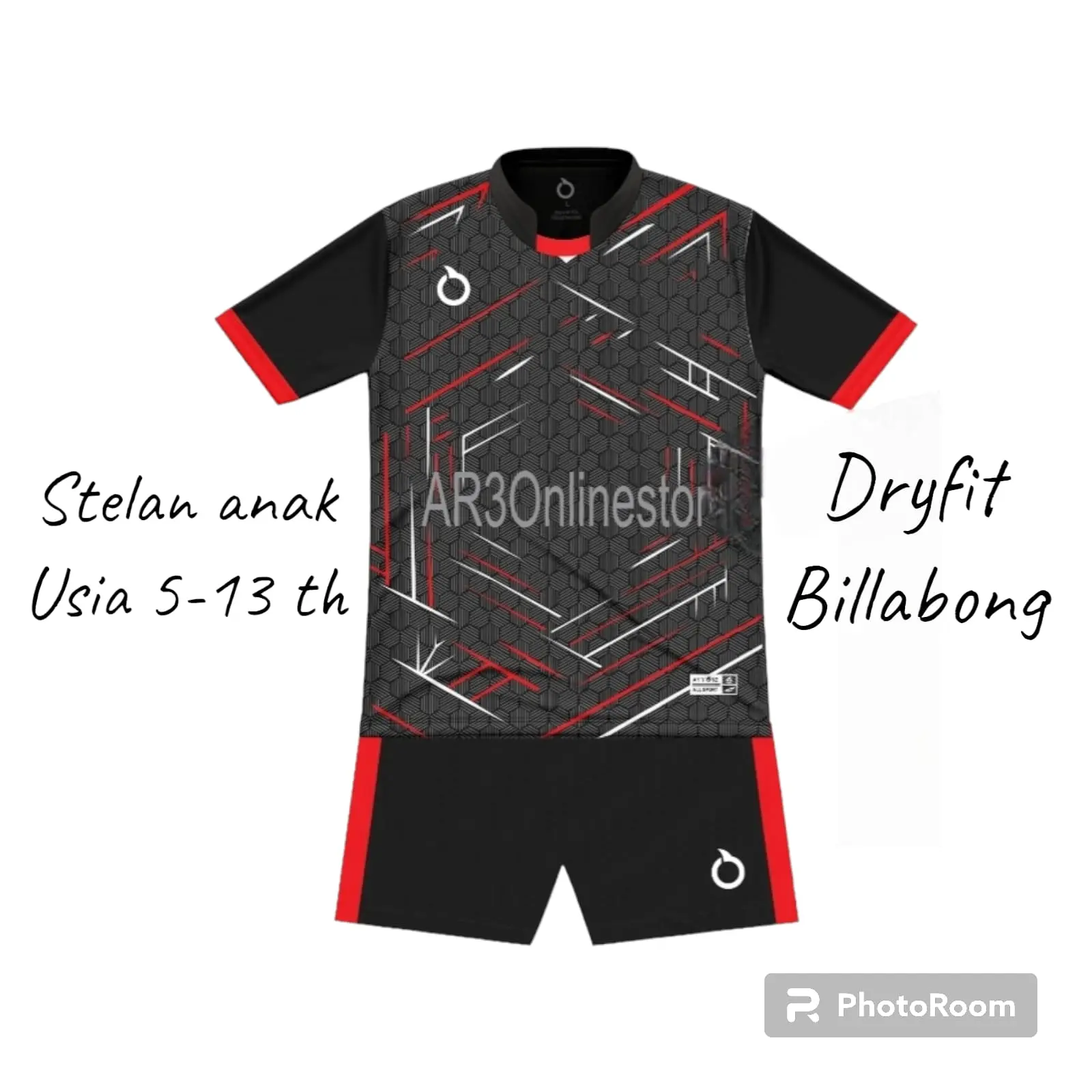 Baju olahraga anak laki/perempuan kaos bola futsal badminton stelan usia 5-14 tahun motif terbaru Set Uniseks Cowok Cewek Nyaman Cepat Kering Berpori celana outdoor sport Top