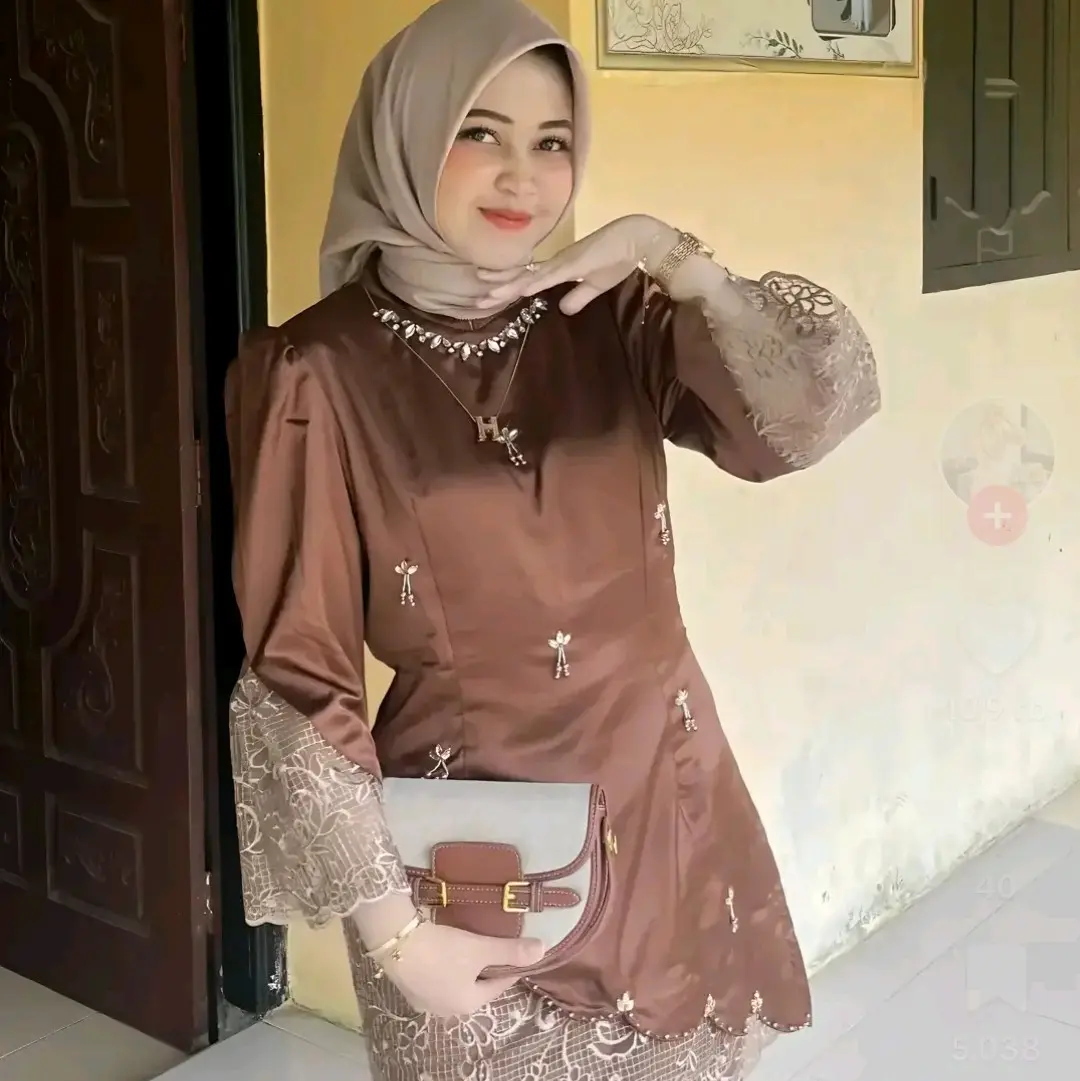 Claudya dress - baju kurung Melayu dress simpel elegant dress remaja  Wanita kekinian