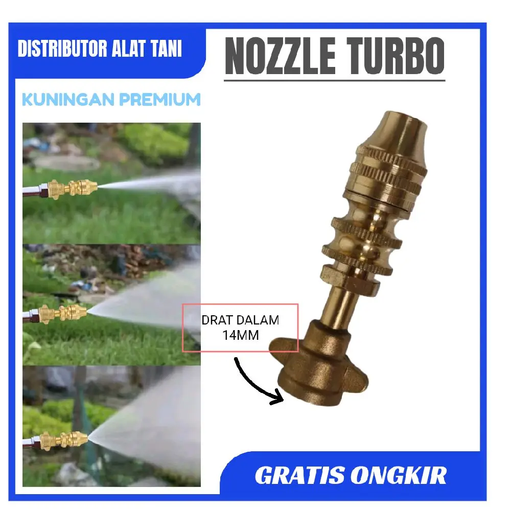 Nozzle Turbo Jet Nozzle Super Jet Kuningan Kabut Sprayer Tanaman Dapat ...