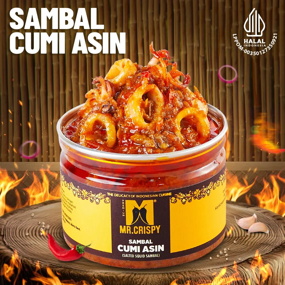 Mr Crispy Sambal Cumi Asin