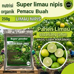 Pupuk Buah Jeruk Limau Nutrisi Organik isi 250g  Pupuk Jeruk Limo untuk Pelebat Buah Limo Membantu Memaksimalkan Hasil Panen