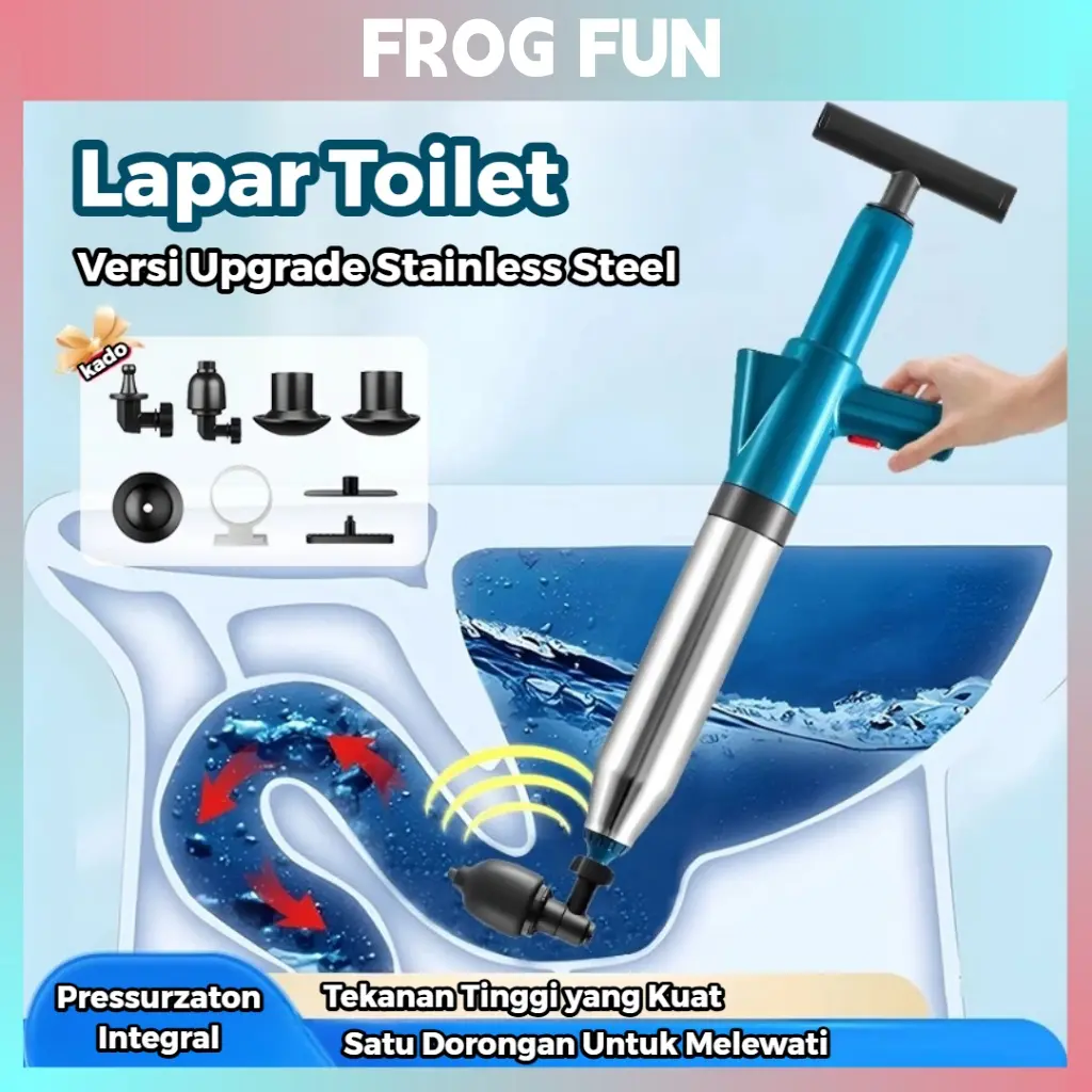 【COD】Pompa WC Mampet Anti Sumbat - Mampet Penyedot WC Fleksibel Pump Fleksibel & Kuat Penyedot & Pendorong Saluran Tersumbat