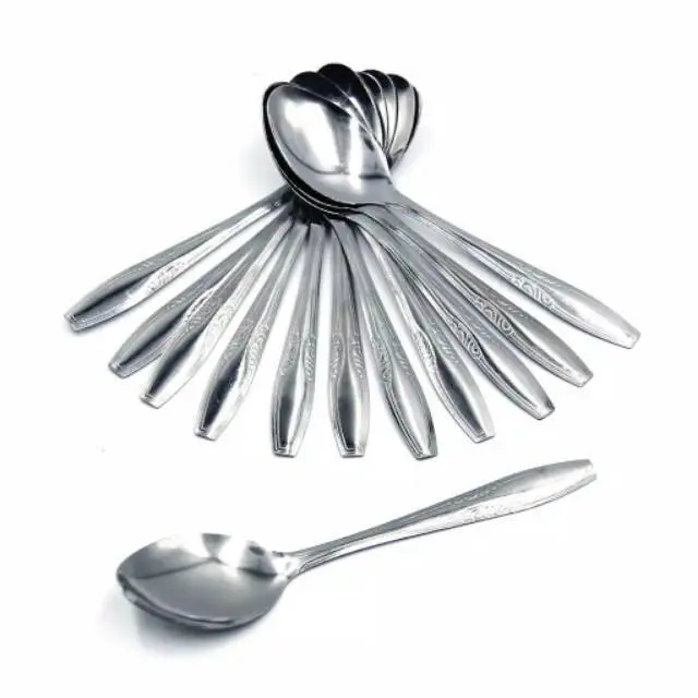 Sendok Makan Stainless isi 12pcs 1 lusin