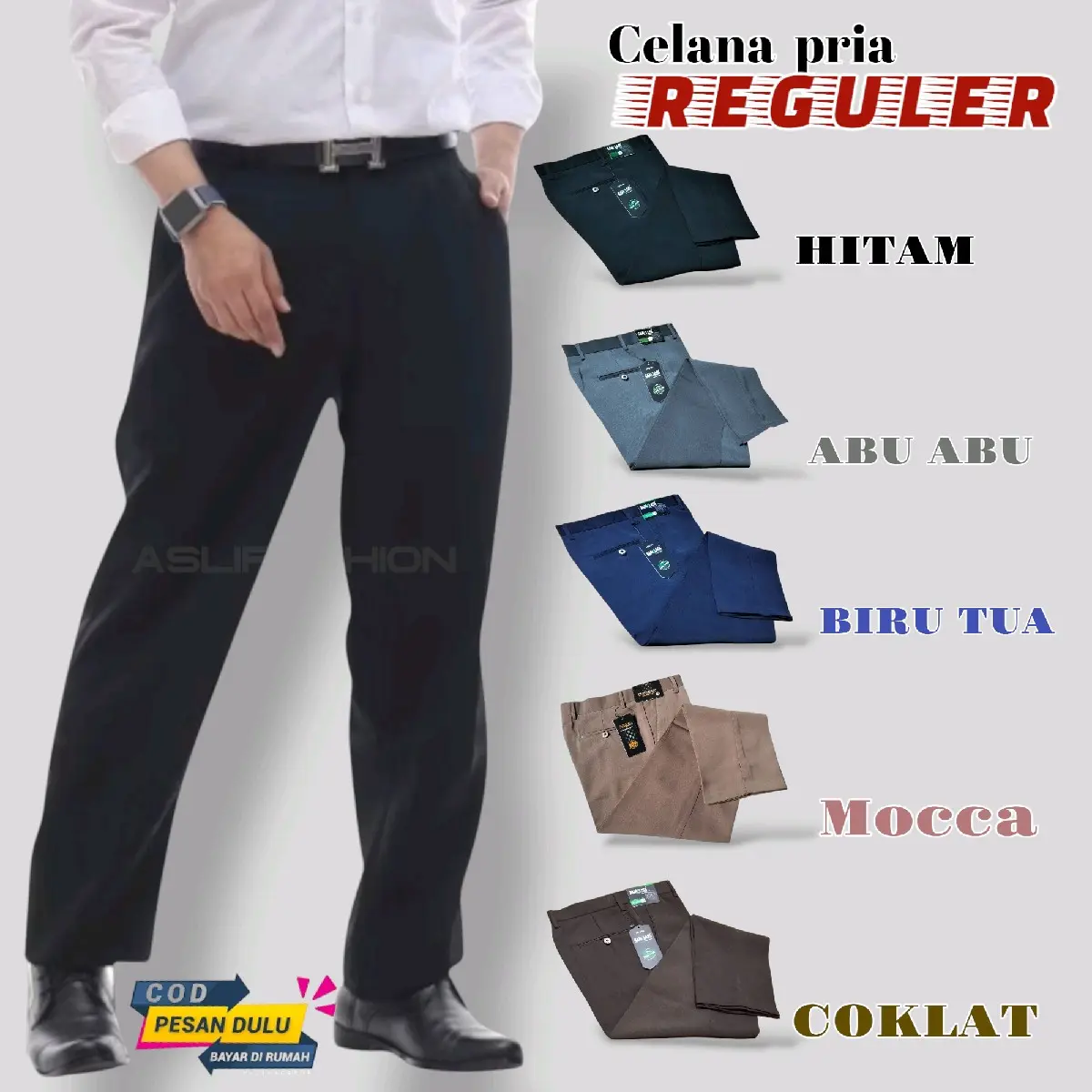 1 PAKET ISI 3 PCS, CELANA BAHAN, CELANA REGULER, CELANA KERJA, CELANA KANTOR CELANA FORMAL PRIA
