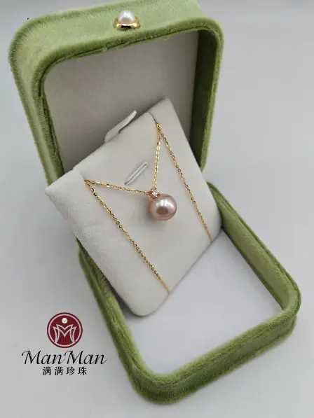 S925 silver, freshwater purple pearls, Chinese red pendant. The size of the pearls is 10-11mm.  E031