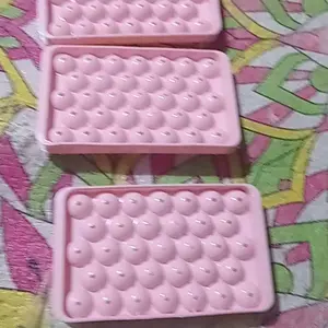 Q-PABRIK (PAKET 3 PCS) Cetakan Es Batu 33 Lubang / Cetakan Es / Cetakan Pudding / Cetakan jelly / Ice Tray