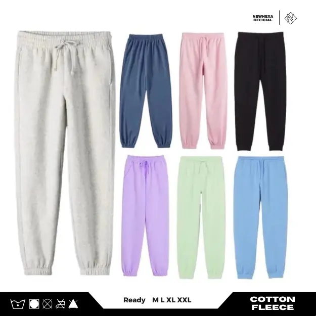 SWEATPANTS / JOGGER / SWEATPANTS / JOGGER PRIA DAN WANITA / CELANA JOGGER / CELANA JOGER / SWEATPANTS JOGGER NEW HEXA Olahraga Sport Olahraga regular celana  jogger pants celana ootd wanita