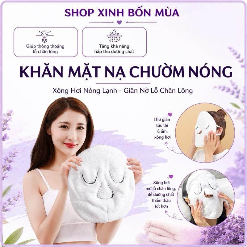 Khăn nén nóng / lạnh dày 2 lớp Khăn Cotton nguyên chất Mặt nạ SPA Mặt nạ nén…