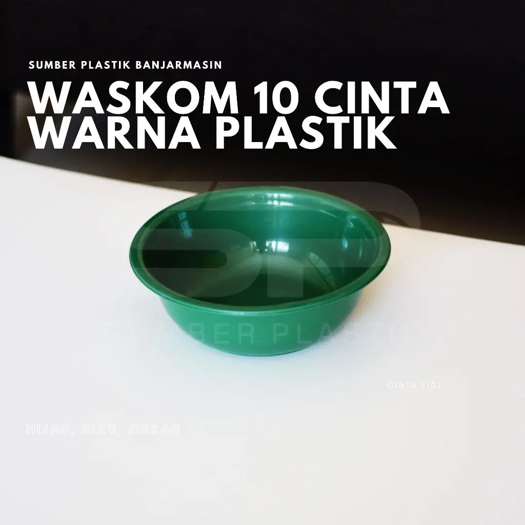 Waskom 10 Cinta Baskom Serbaguna Plastik Warna (Satuan)
