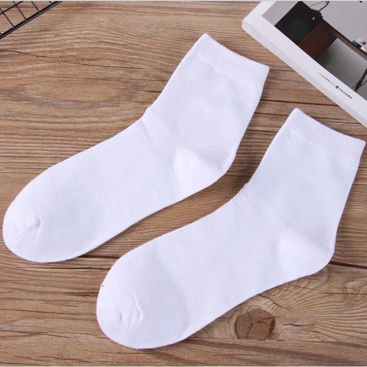 [SOCKS HOUSE] 1 Pasang Kualiti Tinggi Stokin buku lali rendah, stokin pertengahan betis Unisex Warna Hitam, Kelabu, Putih, Selesa Pakai dan Anti- Bau Free Size READY STOCK & FAST SHIPPING