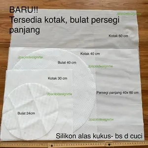 Alas kukus silikon Anti lengket / Tatakan kukusan STEAMER PAD silicone Bulat