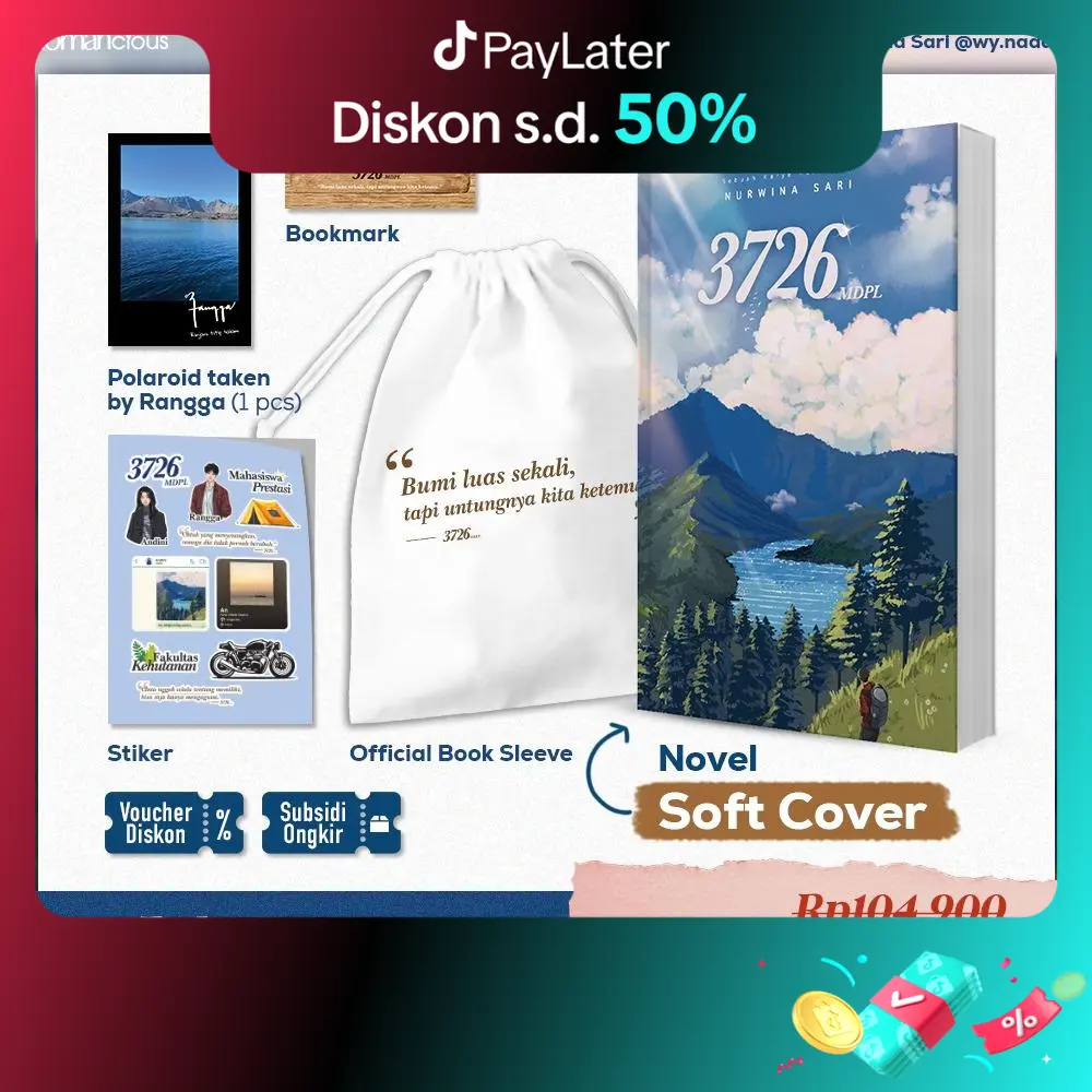 Novel 3726 mdpl By Nurwina Sari (Ready stok)