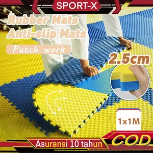 【SportX】 Karpet Taekwondo Matras Puzzle Matras Beladiri Anti-Selip untuk Foam Bermain karate Matras