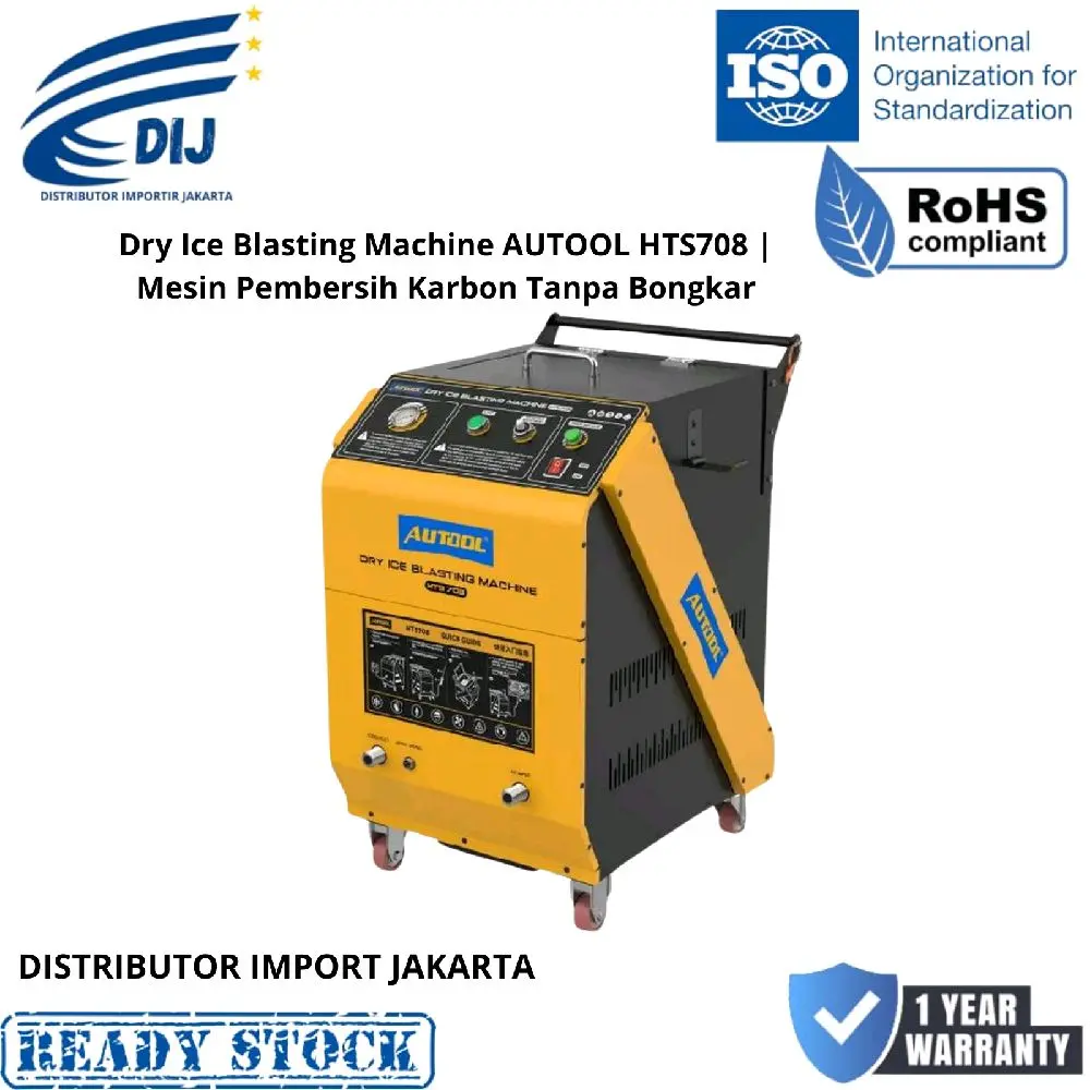 AUTOOL HTS708 Dry Ice Blast Cleaning Machine Engine Throttle Carbon Cleaner