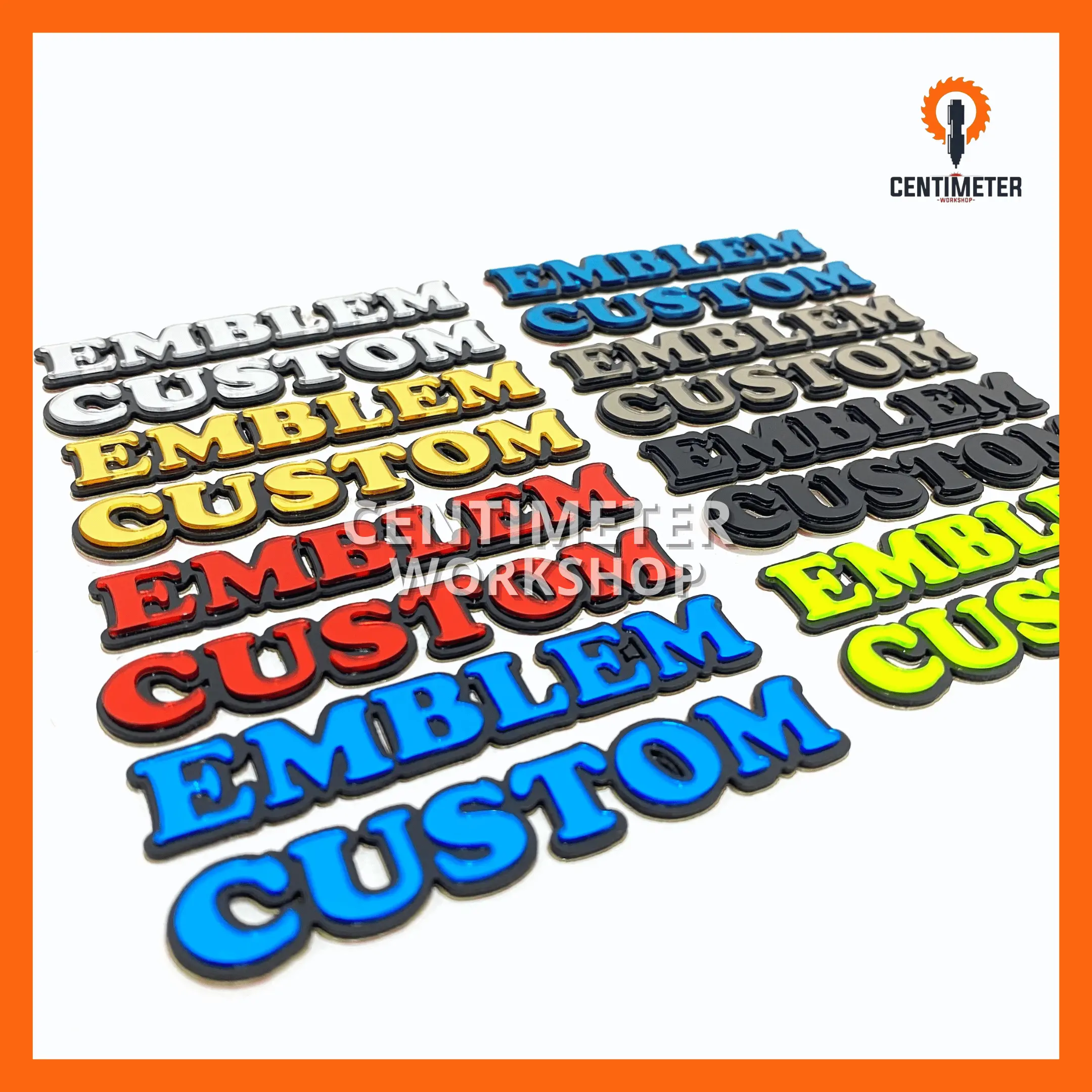 Emblem Custom / EMBLEM BODY MOTOR / EMBLEM BODY MOTOR KUSTOM/Aksesori Sepeda Motor