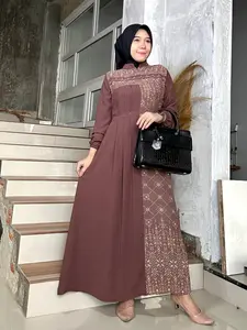 HWF -  Gamis Tsabina. Gamis Mute Swarovsky. Cringkle Motif