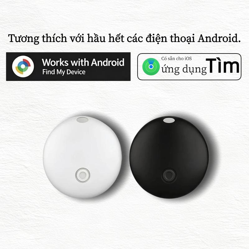 Thiết bị định vị Bluetooth,Có sẵn cho Android va iOS,Chức năng chống mất mát,Có…