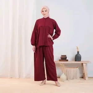 Shakila One Set - Setelan Jumbo Wanita LD 120 dan LD 130 Terbaru Kekinian Muslim