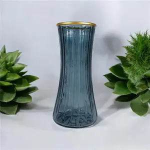 MASOGI MALL - YOKIMA Vas Bunga Kaca Bening Estetik Vintage Glass Flower Vase - Y23