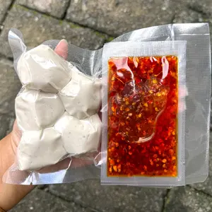 basreng viral isi 5 free chili oil camilan enak dan murah frozen food baso ikan