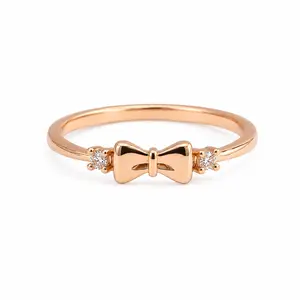 Emasku Jewelry Cincin PITA PERMATA wanita Elagan Titanium Anti karat CN48
