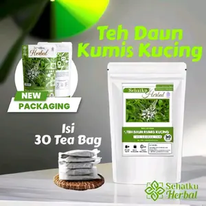Teh Daun Kumis Kucing isi 30 Tea Bag Herbal Minuman