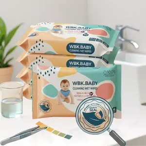 WBK.BABY Paket Promo 5pack BABY Tisu basahi Basah WIPES 80s TISU BASAH BAYI Tissue Alcohol-Free non parfum untuk Kebersihan Bayi tisubasah nonalkohol Pocket Wet and Dry tisubaby kodomo