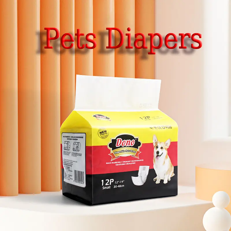Pet Diaper Dog/Cat Pets Diapers Female/Male Available Strong Absorption Antibacterial Dog Diaper Female Male