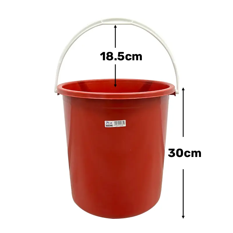 [SG Seller]Utility Water Pail/Bucket/Mopping Pail/Red