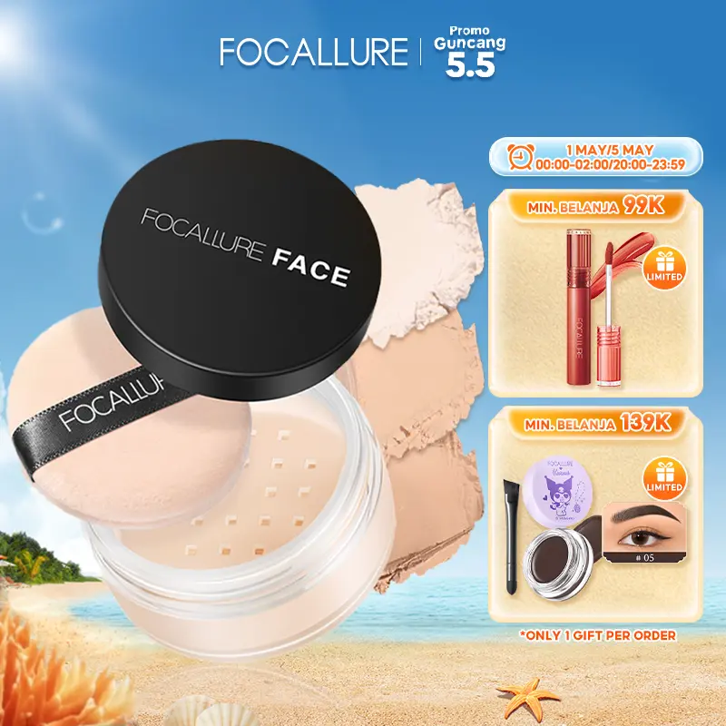 [Official] FOCALLURE Loose Powder Oil-control Lasting 12H -3 Colours
