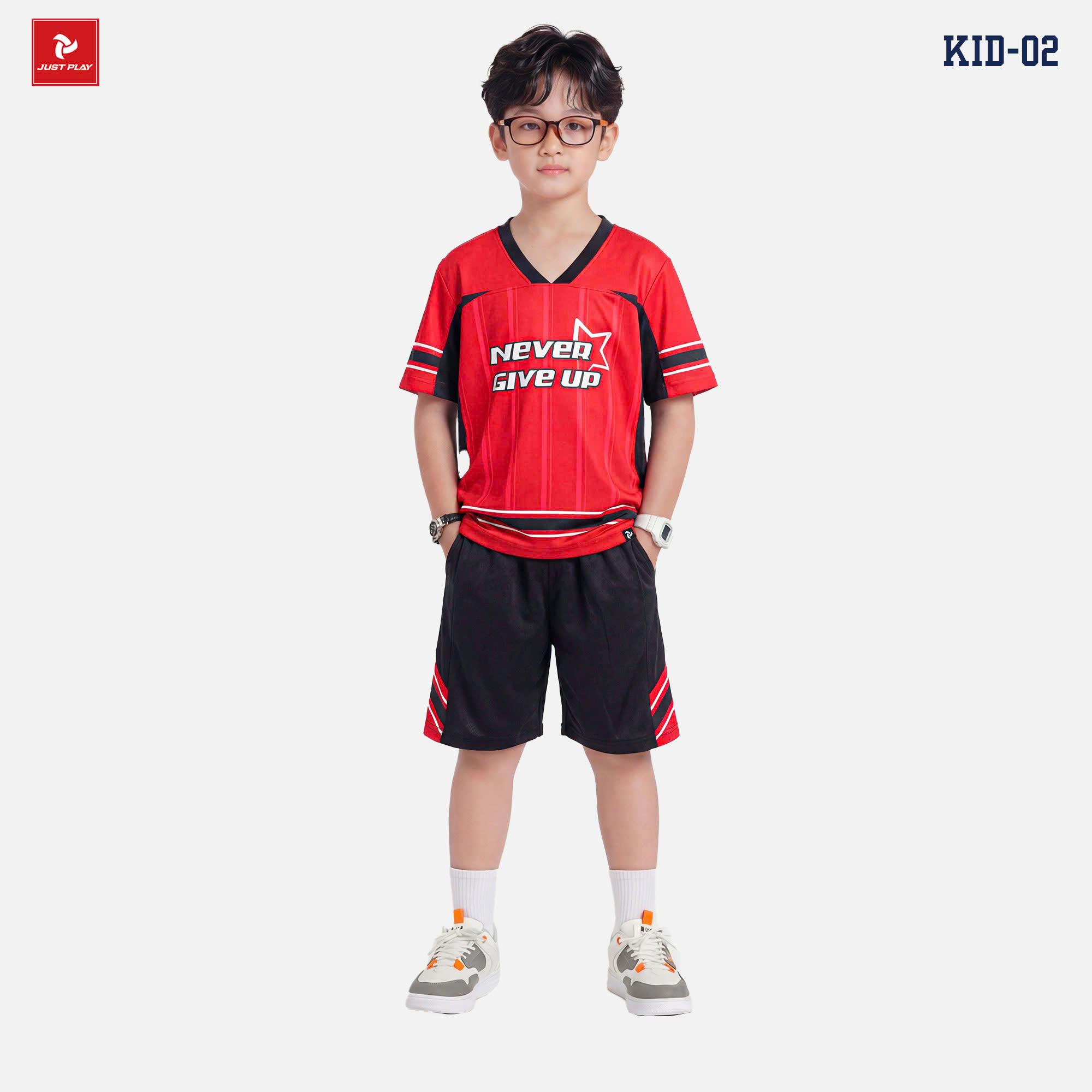 Bộ Thể Thao Trẻ Em Just Play KID02 Thun Mè Cao Cấp Thoáng Khí Thể Thao Đương Đại_thumbnail_7