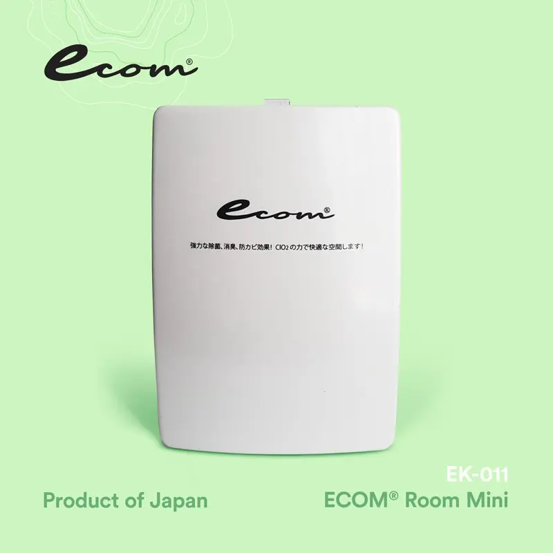 ECOM Room Mini Air Cleaner. Removes Odours, Germs, Formaldehyde. For Enclosed, Indoor Spaces. Portable. USB, AA Battery