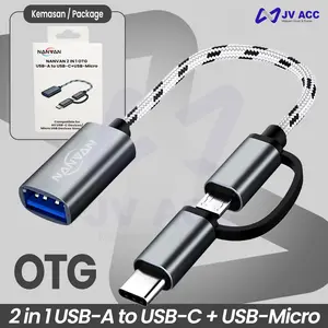NANVAN OTG 2 IN 1 MICRO USB / TYPE TIPE C FLASH DISK / MOUSE
