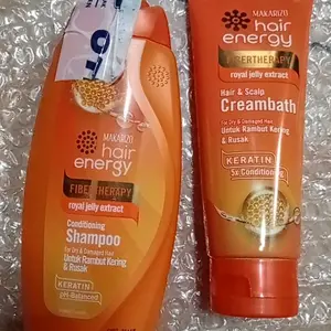 Makarizo Hair Energy Fibertherapy Conditioning Shampoo Royal Jelly 170 / Kiwi 170 / Olive 170 / Aloe Melon 170 mL / Conditioner Sampo / Perawatan / Haircare