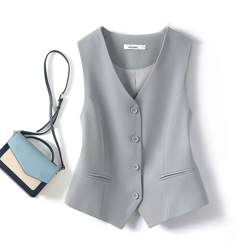 CARINE High Quality Waistcoat Thick Vest with Inner Lining