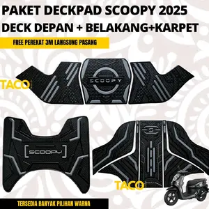 Paket Hemat Lengkap Karpet Dan Deckpad Scoopy 2025 2026