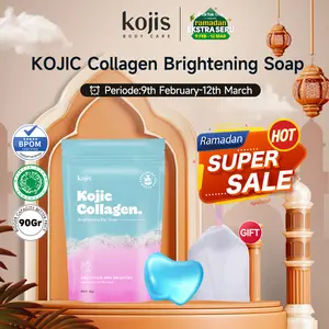 [BPOM] Kojis KOJIC Collagen Brightening Soap 90Gr COD  Pembersihan Kulit Segar