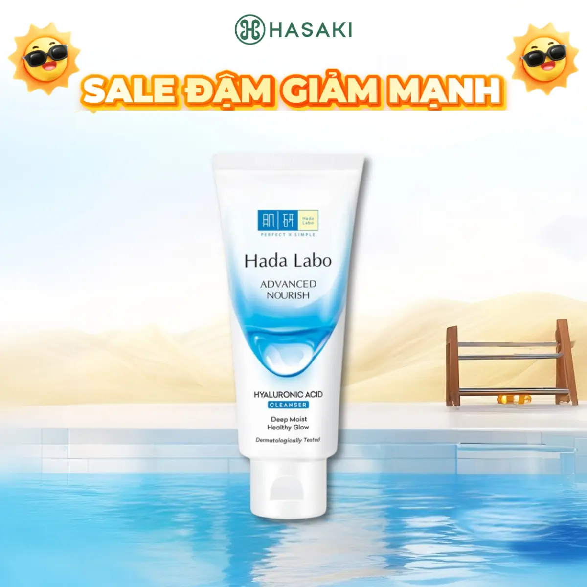 Kem Rửa Mặt Hada Labo Dưỡng Ẩm 80g | HASAKI BEAUTY
