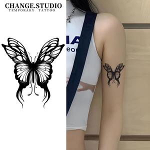 รอยสักชั่วคราว ดีไซน์รอยสักผีเสื้อ ติดทนนาน 15 วัน กันน้ำ ไม่กลัวการเสียดสี สติ๊กเกอร์รอยสัก