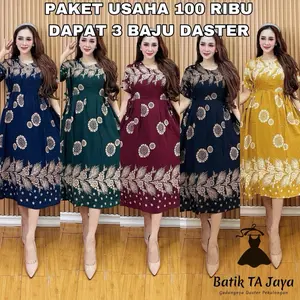 PAKET HEMAT 100 RIBU DAPAT 3 BAJU DASTER CHIBI MOTIF KRISNA // DASTER RAYON CHIBI MOTIF CANTIK KEKINIAN // DASTER BUSUI BUMIL ELEGAN